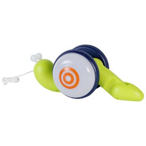 حلزون موزیکال طناب دار سبز pull - along snail toy -اسباب بازی